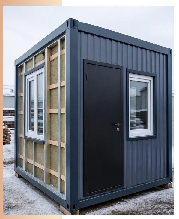 Утепленные бытовки в Ижевске изготовление и аренда под ключ